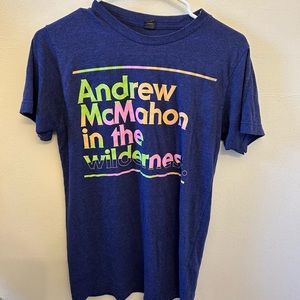 Andrew McMahon in the Wilderness Navy Blue Band Shirt